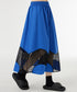 Curved Mesh Panel Flare Skirt